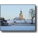 Pustelnia Złotego Lasu zimą